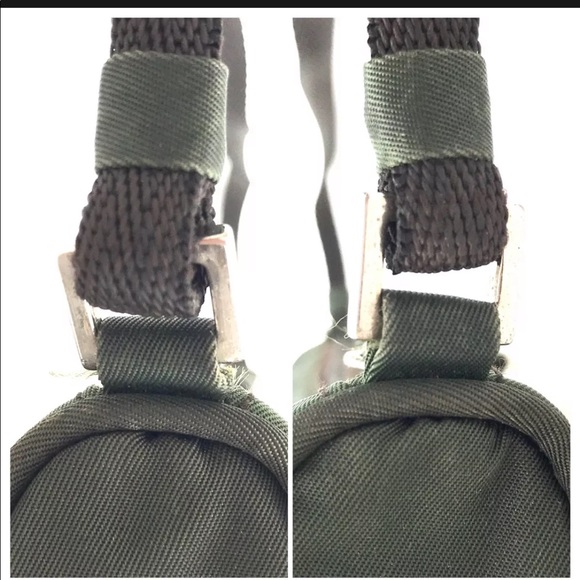 Prada Dark Green Nylon Tessuto Mini Bag! - Picture 11 of 14
